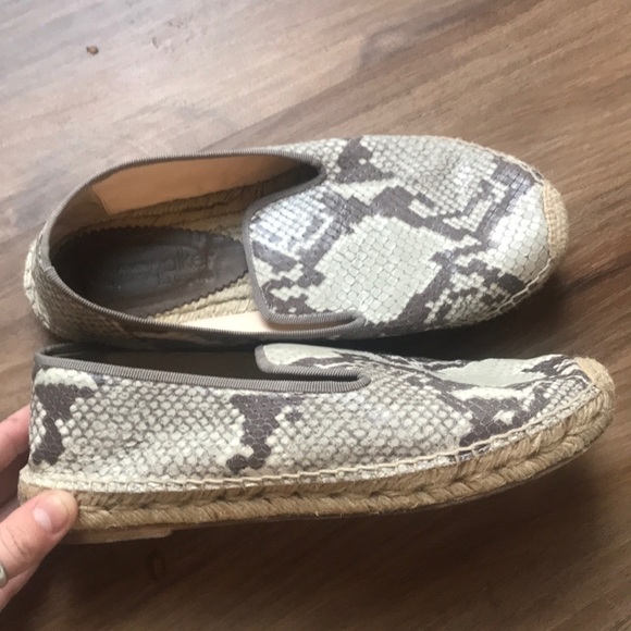 Elyse Walker womens Dee Snakeskin Espadrilles - Picture 4 of 7